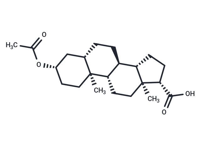 3-(acetyloxy)androstane-17-carboxylic acid