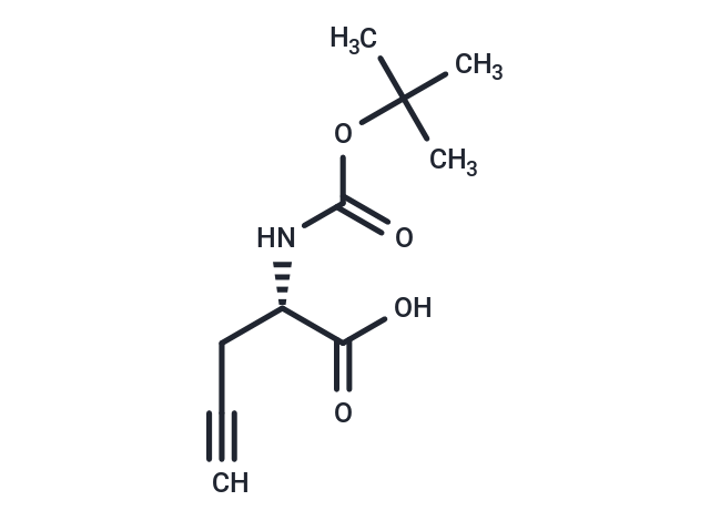 (S)-2-((tert-Butoxycarbonyl)amino)pent-4-ynoic acid