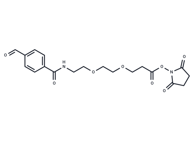 Ald-Ph-amido-PEG2-C2-NHS ester