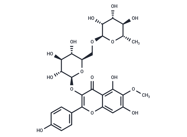 6-Methoxykaempferol 3-O-rutinoside