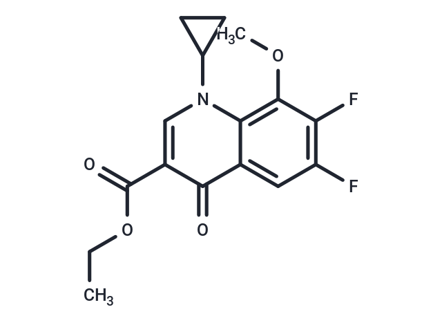 Ethyl 1-cyclopropyl-6,7-difluoro-8-methoxy-4-oxo-1,4-dihydroquinoline-3-carboxylate