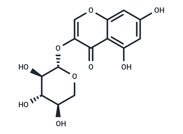 3,5,7-Trihydroxychromone 3-O-β-D-xylopyranoside