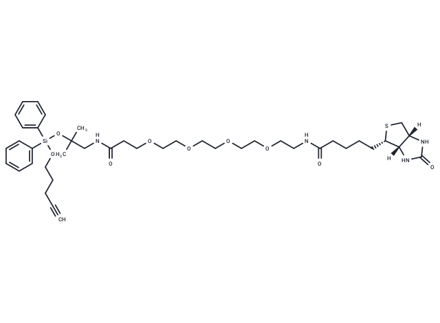 Biotin-PEG4-amino-t-Bu-DADPS-C3-alykne