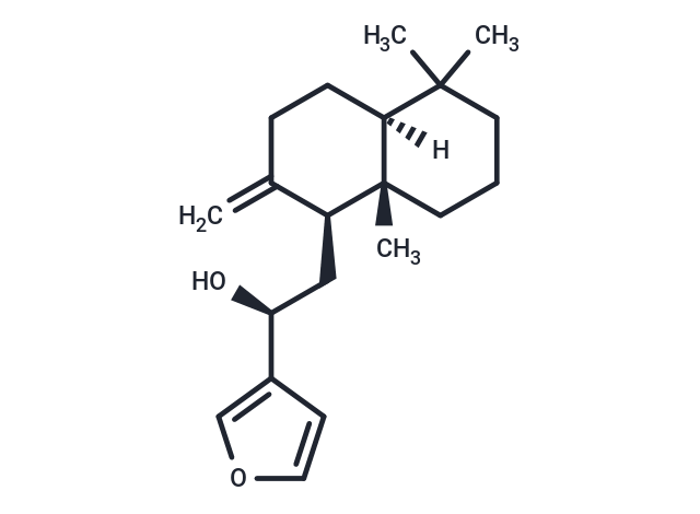 15,16-Epoxy-12S-hydroxylabda-8(17),13(16),14-triene