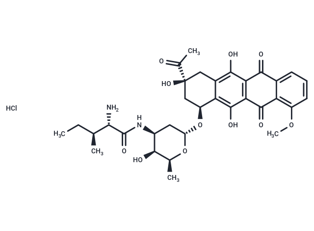 L-Isoleucyldaunorubin HCl