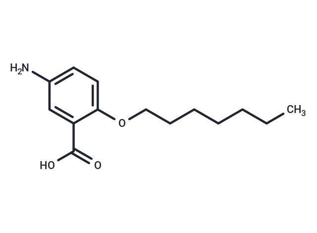 Benzoic acid, 5-amino-2-(heptyloxy)-