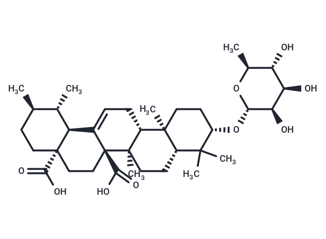 Quinovic acid 3-O-alpha-L-rhamnopyranoside