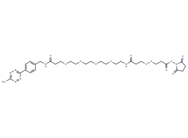 Methyltetrazine-PEG4-SS-NHS ester