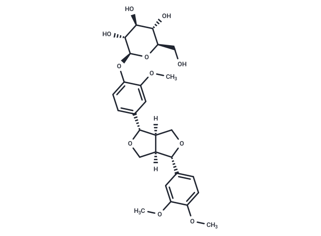 (+)-Pinoresinol monomethyl ether 4-O-β-D-glucoside