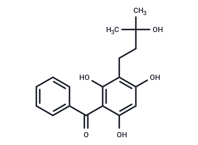 3-(3-Hydroxy-3-methylbutanyl)-2,4,6-trihydroxybenzophenone