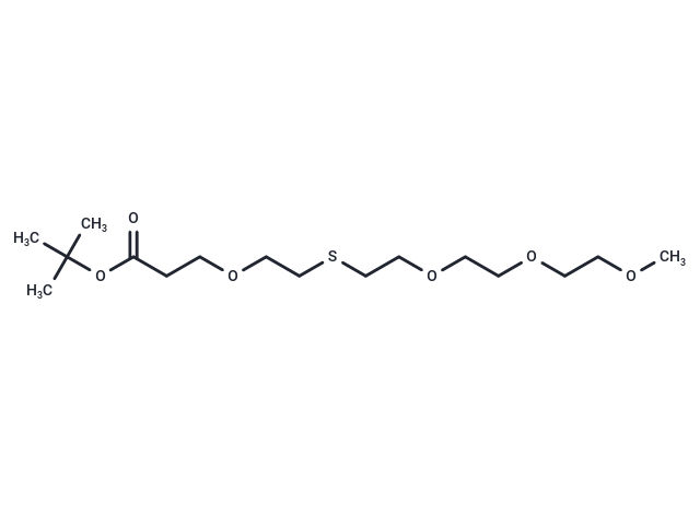 m-PEG3-S-PEG1-C2-Boc