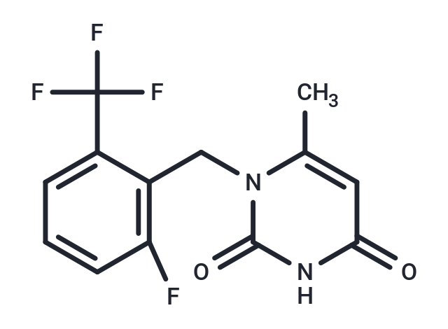 1-(2-Fluoro-6-(trifluoromethyl)benzyl)-6-methylpyrimidine-2,4(1H,3H)-dione