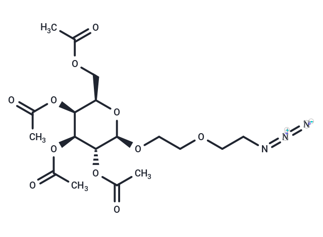 β-D-tetraacetylgalactopyranoside-PEG1-N3