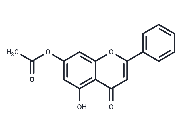 5-Hydroxy-7-acetoxyflavone