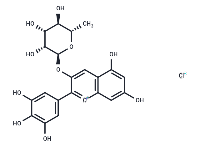 Delphinidin-3-O-rhamnoside chloride