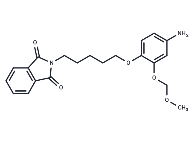 Phthalimide, N-(5-(4-amino-2-(methoxymethoxy)phenoxy)pentyl)-