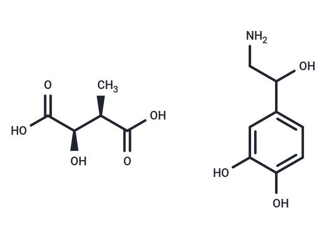 Norepinephrine bitartrate salt