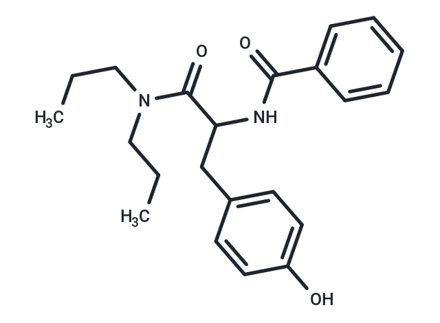 N-(1-(Dipropylamino)-3-(4-hydroxyphenyl)-1-oxopropan-2-yl)benzamide