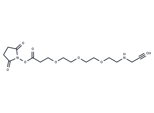 Propargyl-NH-PEG3-C2-NHS ester