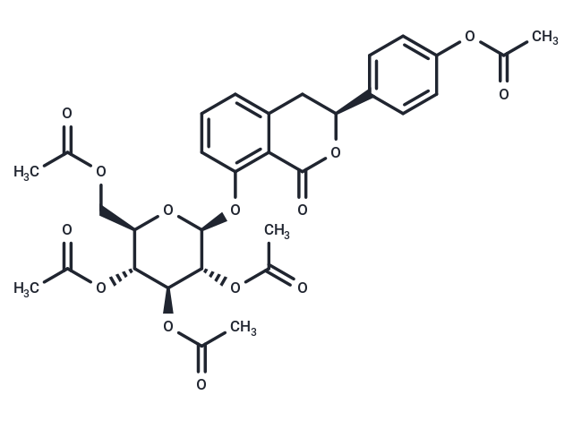 (3S)-Hydrangenol 8-O-glucoside pentaacetate