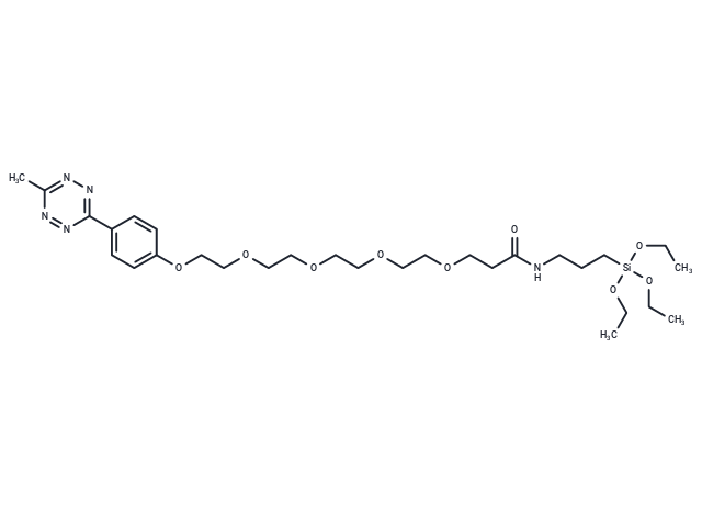 Methyltetrazine-PEG5-triethoxysilane