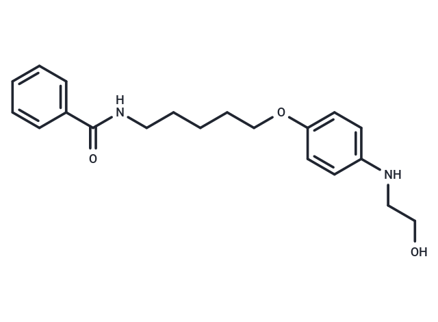 Benzamide, N-(5-(p-((2-hydroxyethyl)amino)phenoxy)pentyl)-