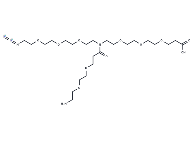 N-(Azido-PEG3)-N-(PEG2-amine)-PEG3-acid