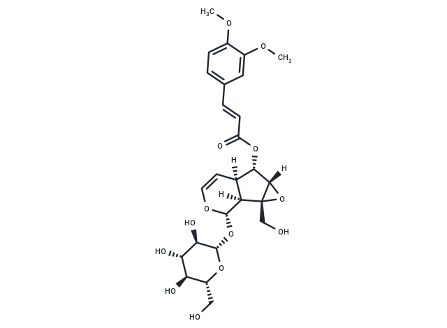 6-O-(3'',4''-Dimethoxycinnamoyl)catalpol