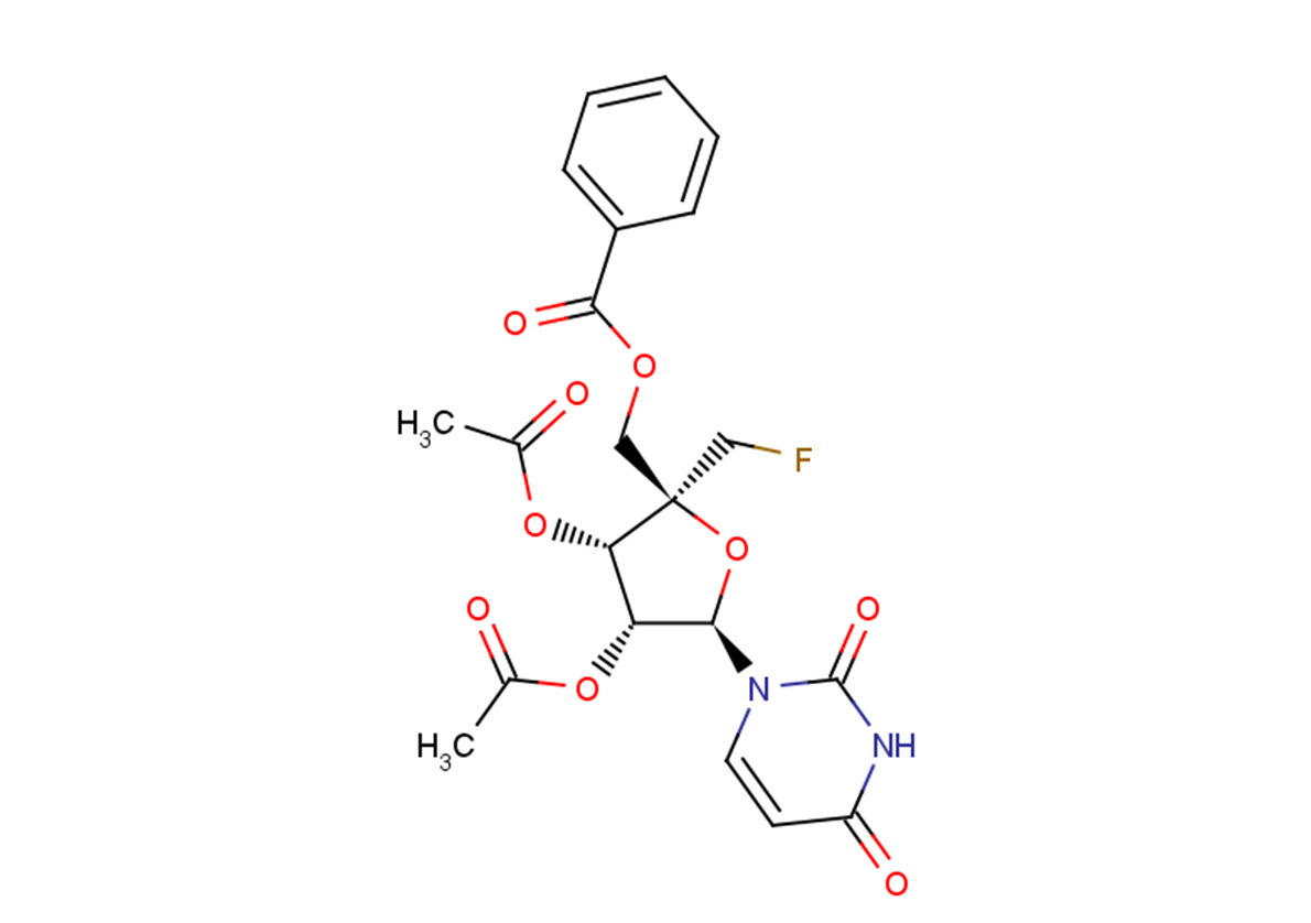 5’-O-Benzoyl-2’,3’-di-O-acetyl-4’-C-fluoromethyluridine