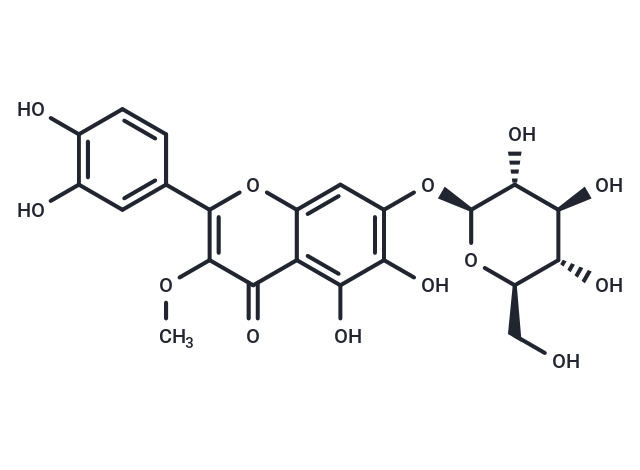 Quercetagetin 3-methyl ether 7-glucoside