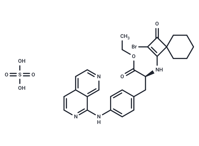 Zaurategrast ethyl ester sulfate