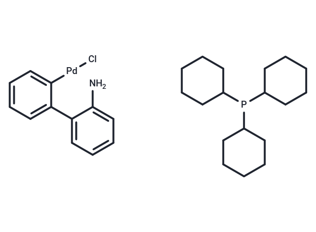 Chloro[(tricyclohexylphosphine)-2-(2'-aminobiphenyl)]palladium(II)