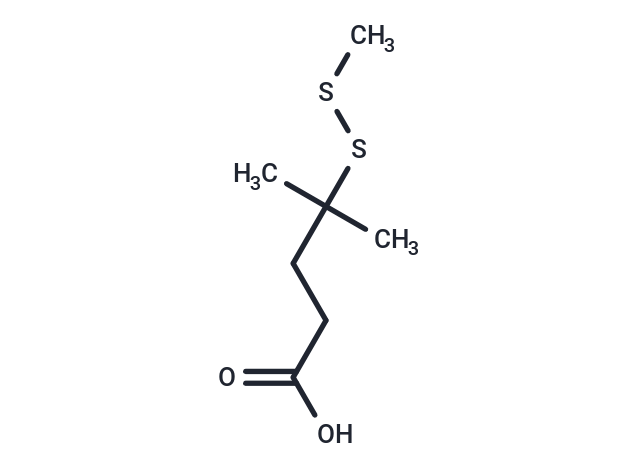 4-Methyl-4-(methyldisulfanyl)pentanoic acid