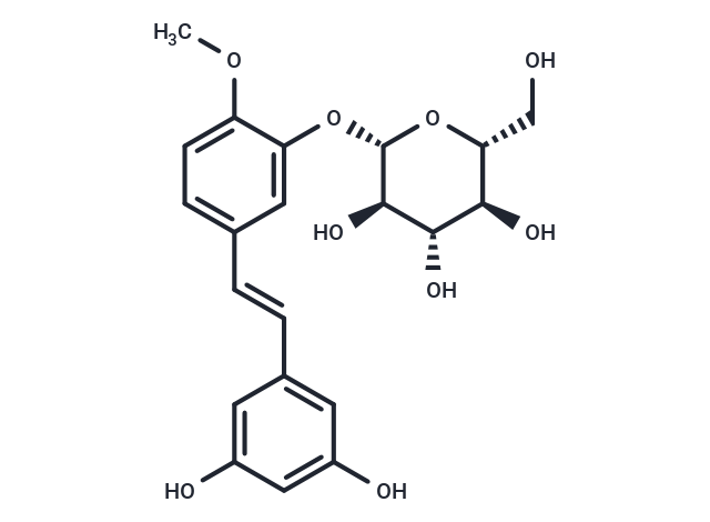 Rhapontigenin 3'-O-glucoside