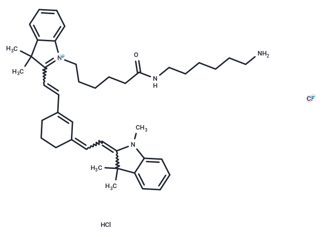 Cyanine 7-amine chloride hydrochloride