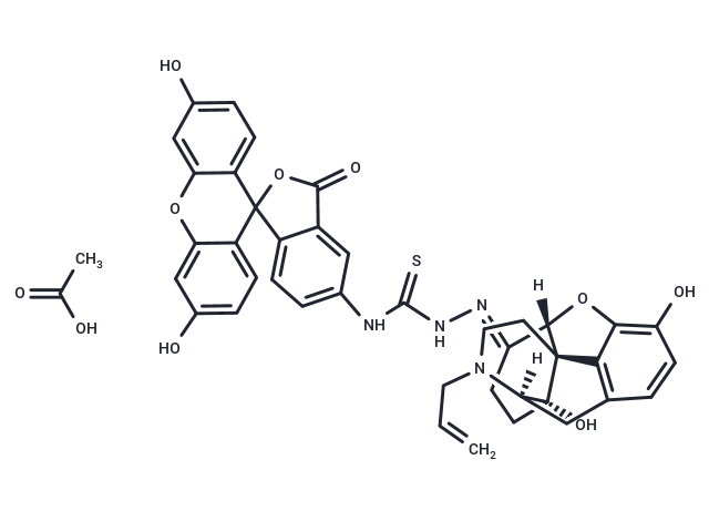 Naloxone fluorescein acetate